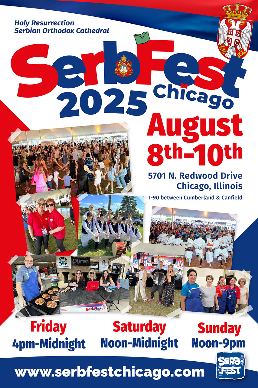 Serb Fest Chicago 2025: August 8-10